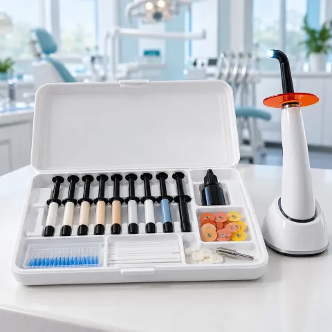 Combo Estética Premium - Kit de Resinas + Fotopolimerizador LED