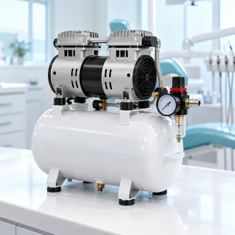 Compressor Odontológico Isento de Óleo Silent 40L