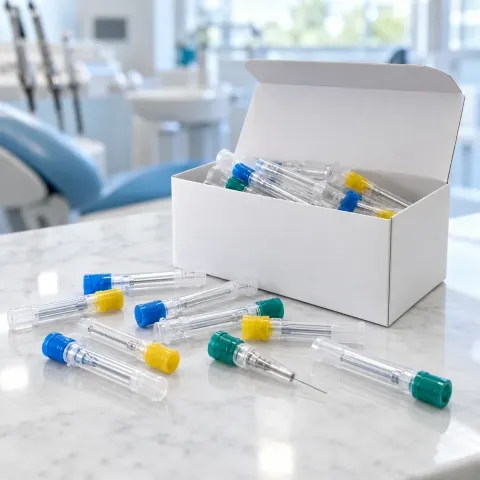 Agulha Gengival Descartável 30G (Caixa 100 un)