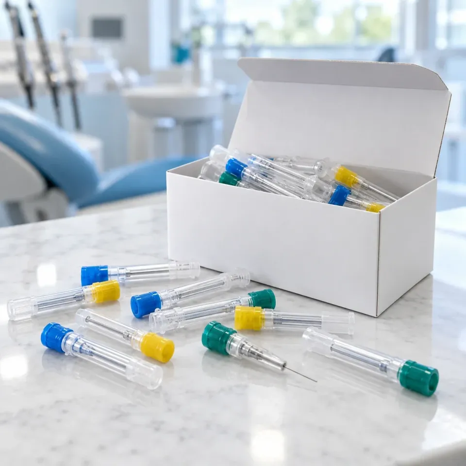 Agulha Gengival Descartável 30G (Caixa 100 un)